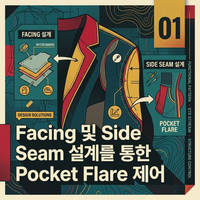 ai thumbnail poster Facing 및 Side Seam 설계를 통한 Pocket Flare 제어 1790006283