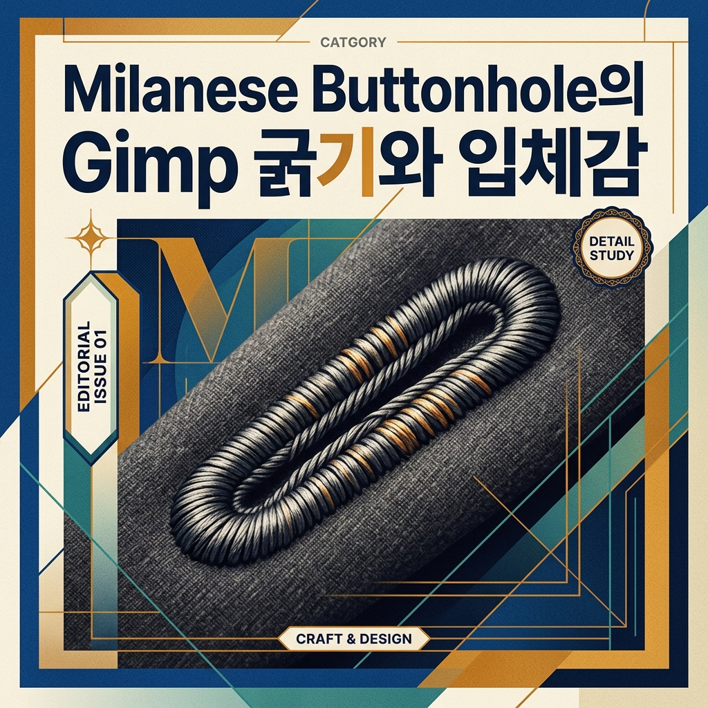 ai thumbnail poster Milanese Buttonhole의 Gimp 굵기와 입체감 1789840475