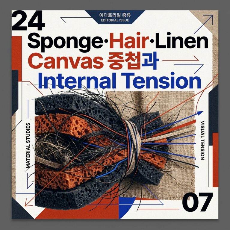 ai thumbnail poster Sponge·Hair·Linen Canvas 중첩과 Internal Tension 1789840294