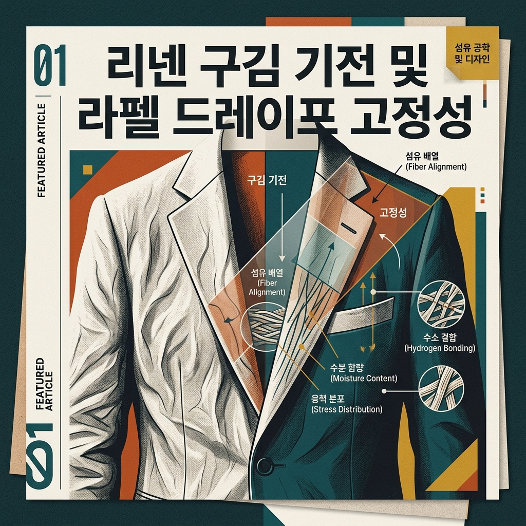 ai thumbnail poster 리넨 구김 기전 및 라펠 드레이프 고정성 1790003684