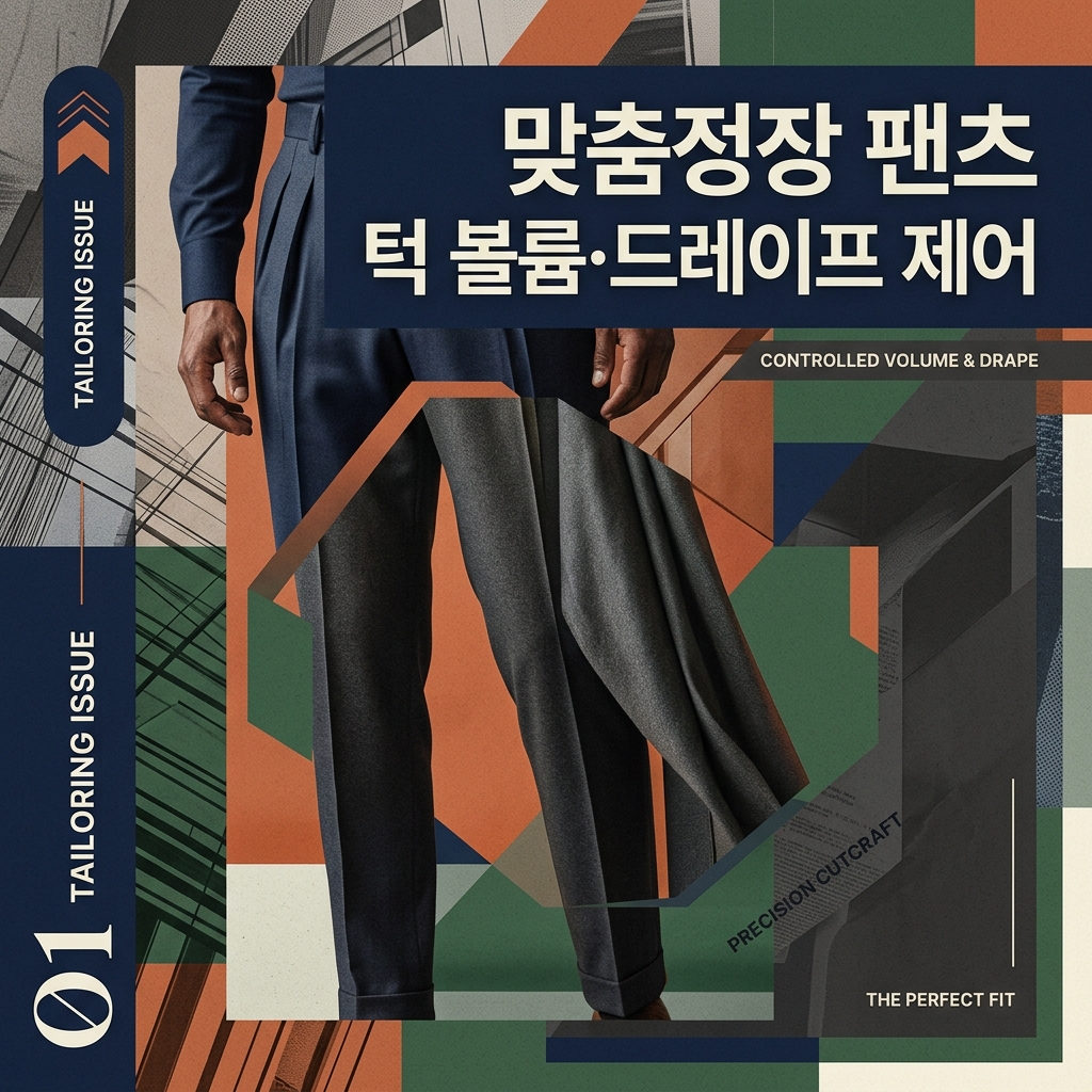 ai thumbnail poster 맞춤정장 팬츠 턱 볼륨·드레이프 제어 1790599105