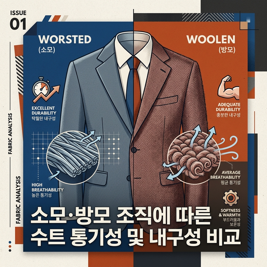 ai thumbnail poster 소모·방모 조직에 따른 수트 통기성 및 내구성 비교 1790002024