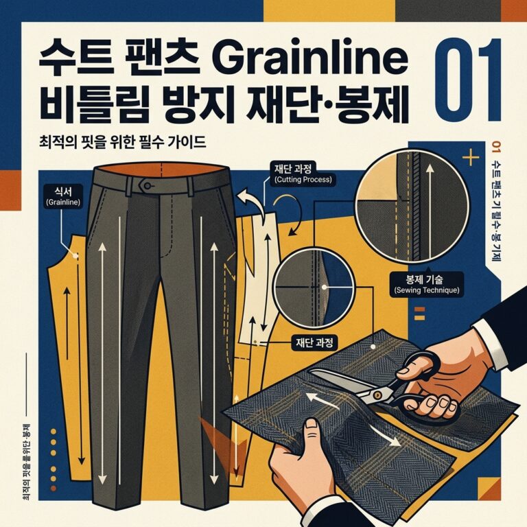 ai thumbnail poster 수트 팬츠 Grainline 비틀림 방지 재단·봉제 1790007074