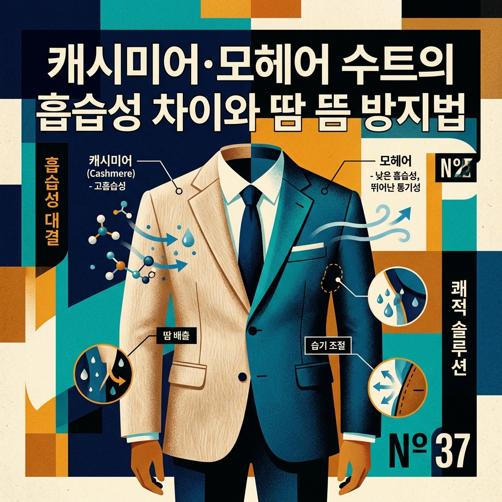 ai thumbnail poster 캐시미어·모헤어 수트의 흡습성 차이와 땀 뜸 방지법 1790002550